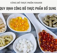 Công Bố Thực Phẩm Bổ Sung